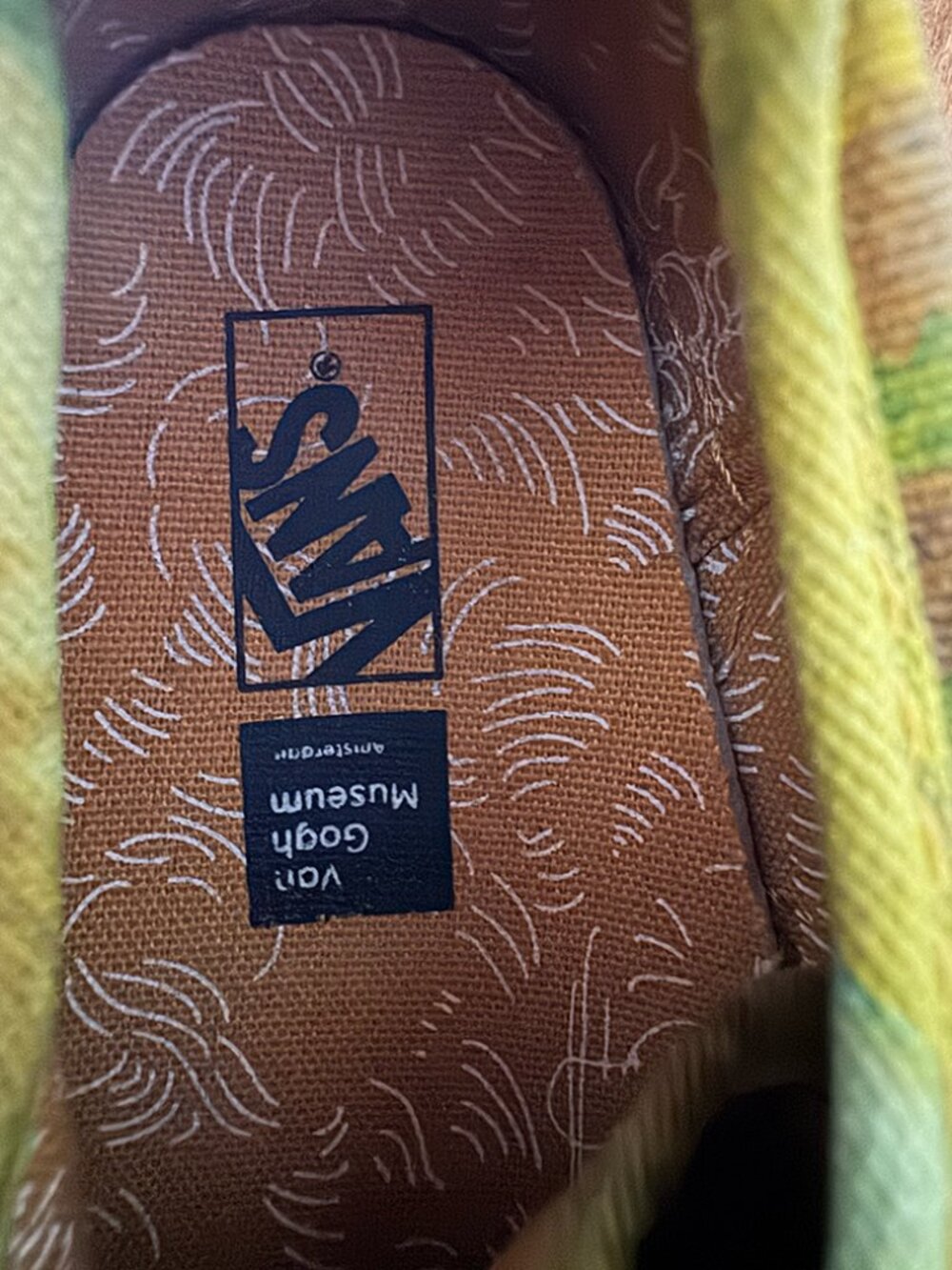 VANS X Van Gogh Limited Edition Sunflower Kids/Toddler 10 - Picture 4 of 6